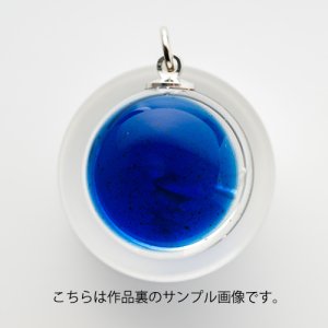 画像3: Color Works 「月と雲海　ガラスペンダントS-Blue」