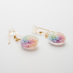 画像3: 涌井梓「ピアス：パステルフラワー」
