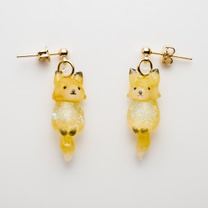 画像1: 涌井梓「ピアス：キツネ」