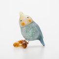 涌井梓「オブジェ：オカメインコ」