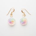 涌井梓「ピアス：パステルフラワー」