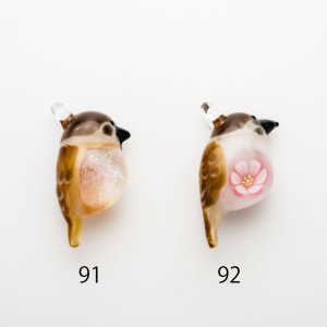画像1: 涌井梓「ペンダント：雀」