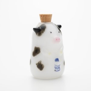 画像5: 涌井梓「ガラス瓶：牛」