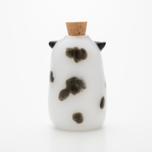 画像3: 涌井梓「ガラス瓶：牛」