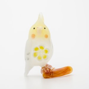 画像1: 涌井梓「オブジェ：オカメインコ」