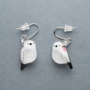画像1: 涌井梓「ピアス：シマエナガ」