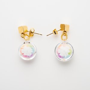 画像2: 涌井梓「ピアス：パステルフラワー」