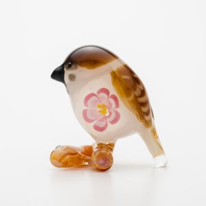 画像1: 涌井梓「オブジェ：スズメ」
