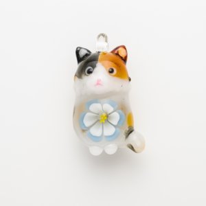 画像1: 涌井梓「ペンダント：三毛猫」
