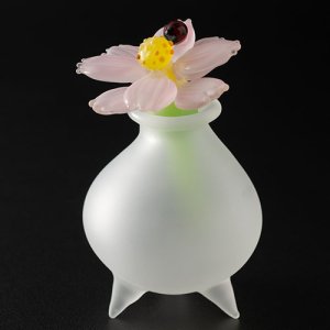 画像2: 渡邉恵子 「コスモスとてんとうむし 1ピンク」