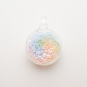 画像1: 涌井梓「ペンダント：パステルフラワー」