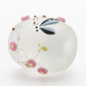 画像5: 石川幸「朝顔にチョウ」