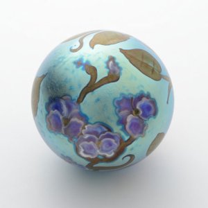 画像2: デヴィッド・P・サラザール 028 Blue Lustre Floral Marble