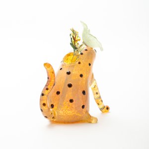 画像4: 清藤智子「ヒョウ一輪挿し」