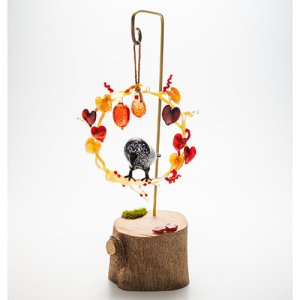 画像1: 清藤智子「カラスとカラスウリのリース」