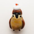 田中瑠璃子「マルチクリップ　スズメ＋白文鳥」