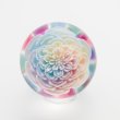 画像1: 涌井梓「マーブル：透けるお花とパステルフラワーφ34mm」 (1)