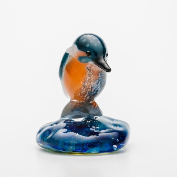 画像4: 涌井梓「オブジェ：水辺のカワセミ」 (4)