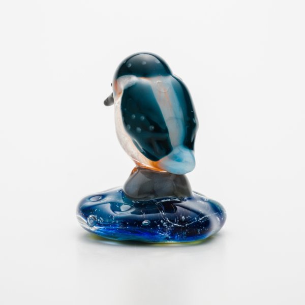 画像2: 涌井梓「オブジェ：水辺のカワセミ」 (2)