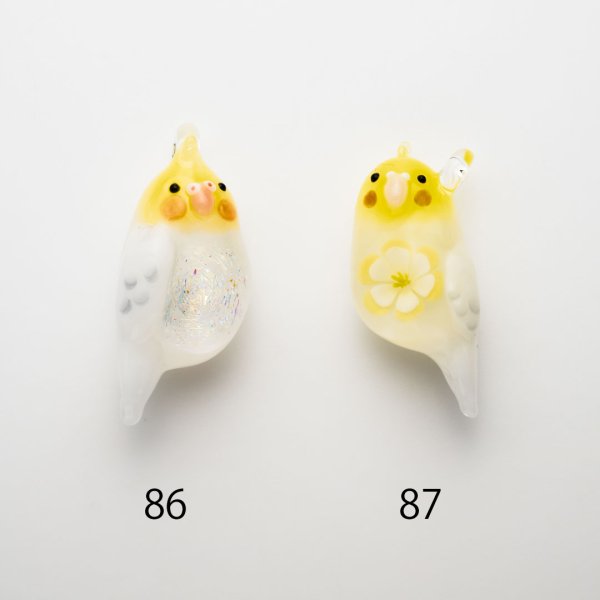 画像1: 涌井梓「ペンダント：オカメインコ」 (1)