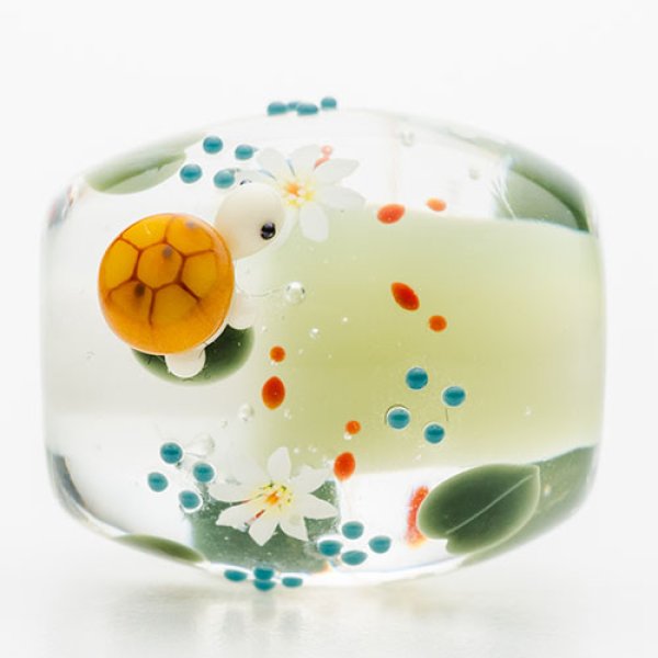 作家　西真田　幸子　とんぼ玉 作家 西真田 幸子 とんぼ玉