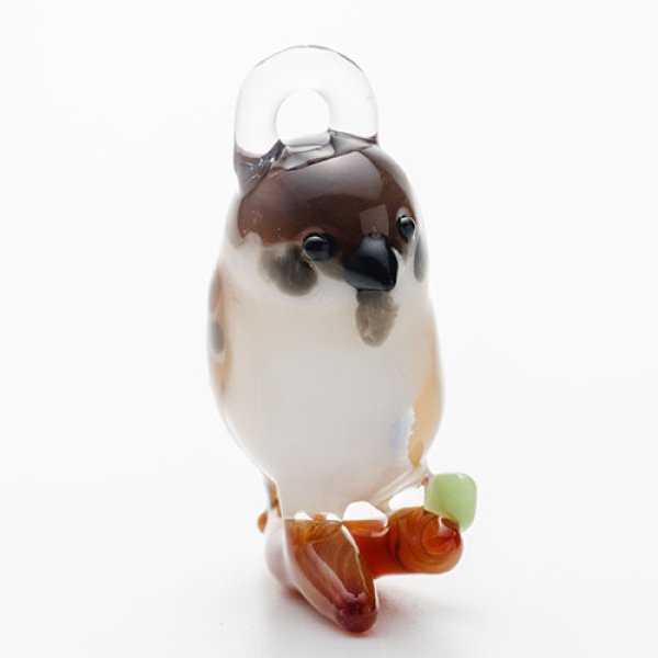 画像3: 涌井梓「雀(パステルフラワー)」 (3)